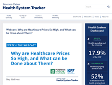 Tablet Screenshot of healthsystemtracker.org